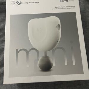 Caring Mill Revive Mini Massager in White and Gray brand new inbox never opened